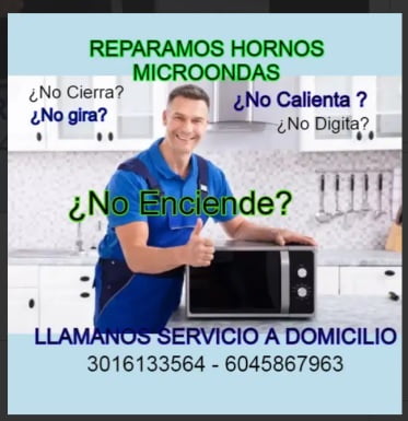 Reparación de Microondas en Medellín