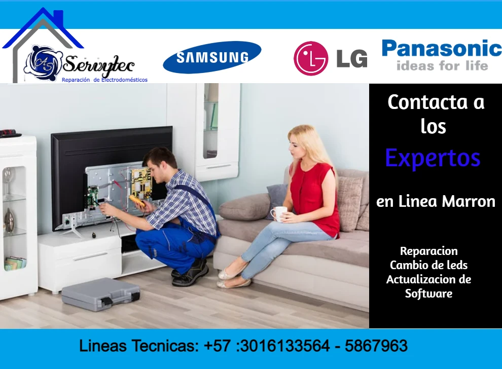 Técnicos para televisores Lg ,Samsung, Panasonic |Poblado| envigado| Sabaneta|usaquen,chapinero,venecia