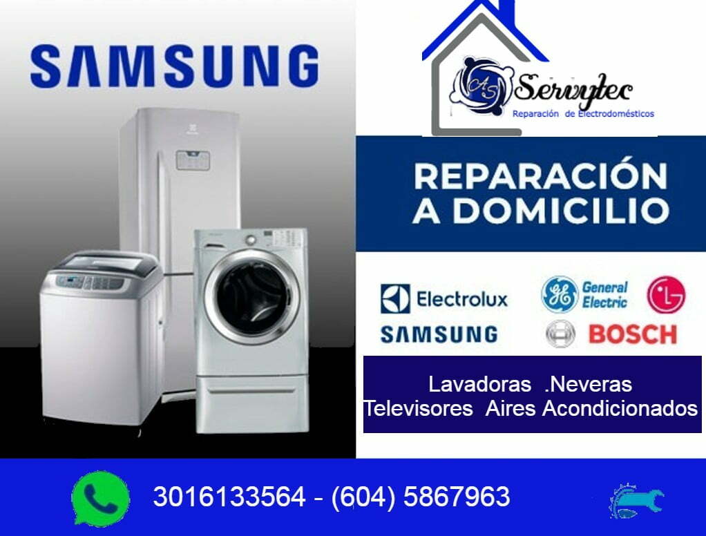 Mantenimiento de Electrodomésticos Samsung en Sabaneta