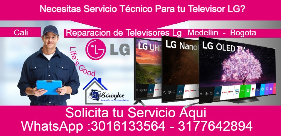 TECNICOS DE TELEVISORES LG A DOMICILIO