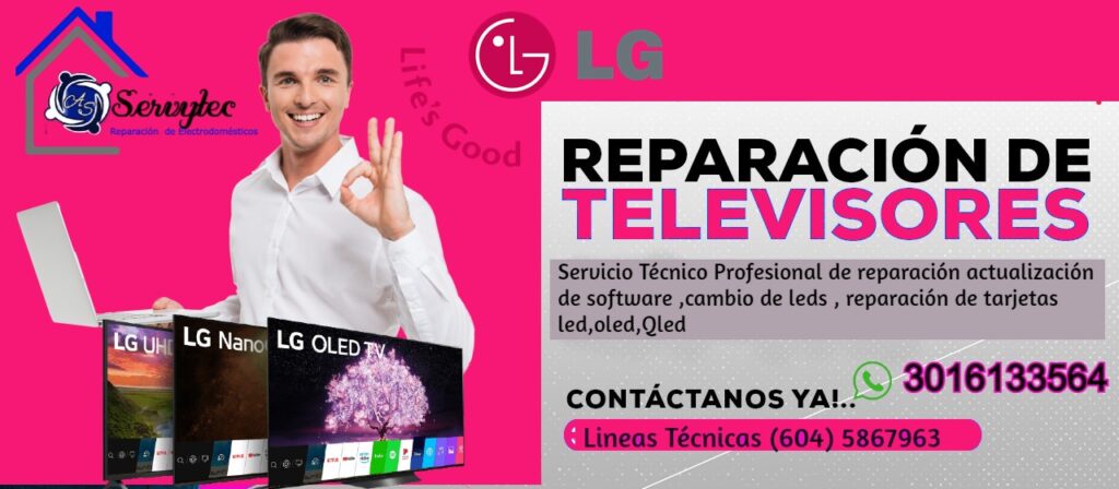 Reparación de Televisores Lg en Itagüí