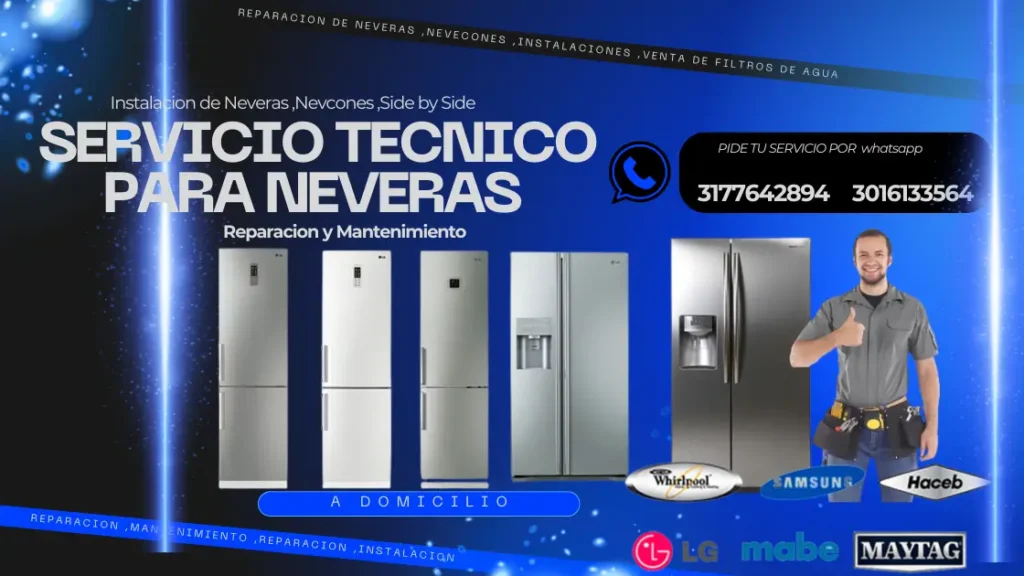 Mantenimiento de Neveras en Cartagena a Domicilio